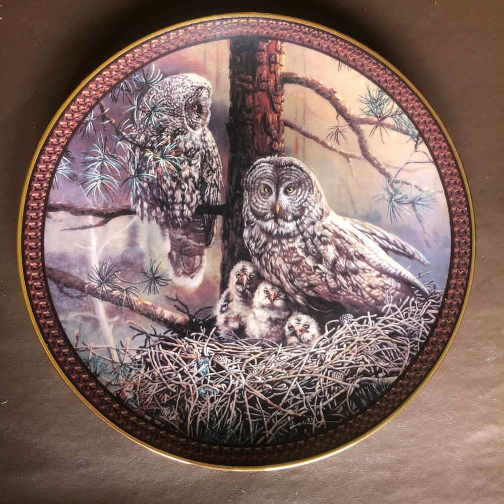 Vintage 1993 Bradford Exchange Collectible Plate